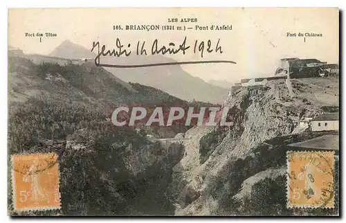 Cartes postales Les Alpes Briancon Pont d'Asfeld