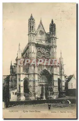 Cartes postales Vernon Eglise Notre Dame