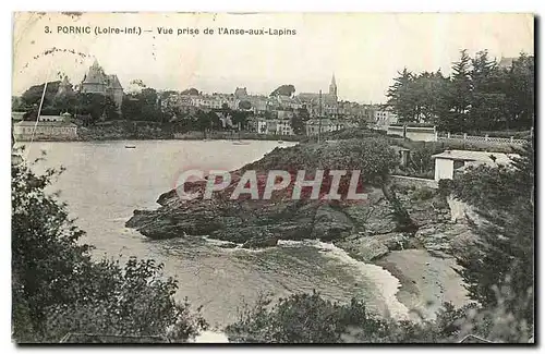 Ansichtskarte AK Pornic Loire Inf Vue prise de l'Anse aux Lapins