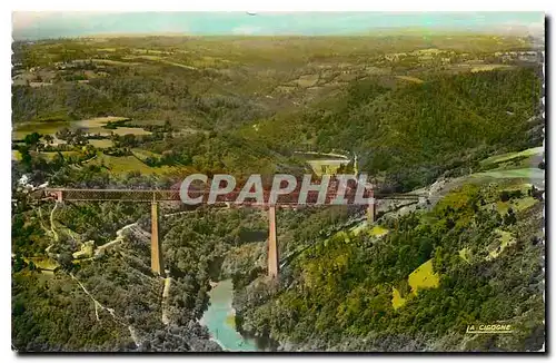 Cartes postales Vue aerienne sur le Viaduc des Fades P de D