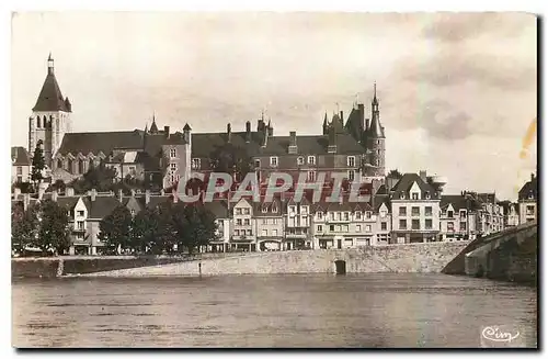 Cartes postales Gien Loiret Le Chateau et L'Eglise