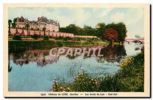 Ansichtskarte AK Chateau du Lude Sarthe les Bords du Loir Sud Est