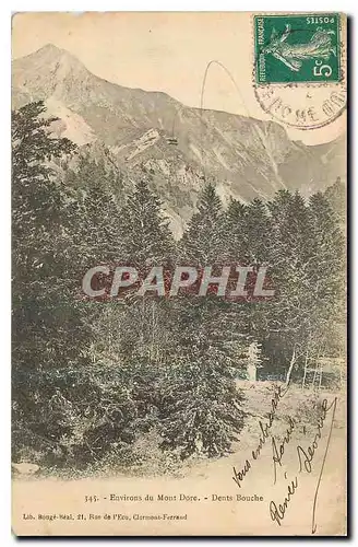 Cartes postales Environs du Mont Dore Dents Bouche