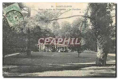 Cartes postales Saint Cloud Parc Jardin du Trocadero Le Pavillon