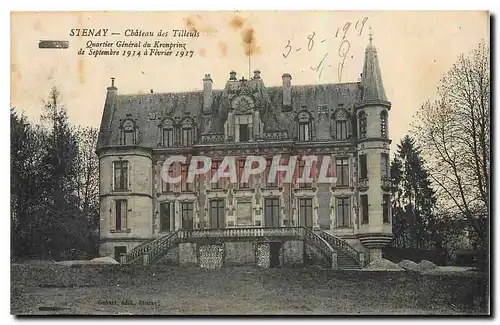 Cartes postales Stenay Chateau des Tilleuls Quartier general du Kronprinz