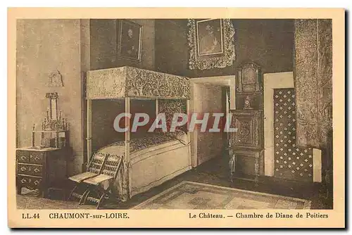 Ansichtskarte AK Chaumont sur Loire Le Chateau Chambre de Diane de Poitiers