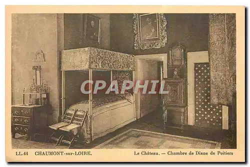 Cartes postales Chaumont sur Loire Le Chateau Chambre de Diane de Poitiers