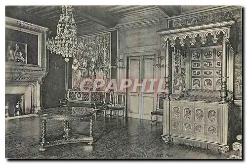 Cartes postales Pau Interieur du ch�teau Chambre a coucher d'Henri IV
