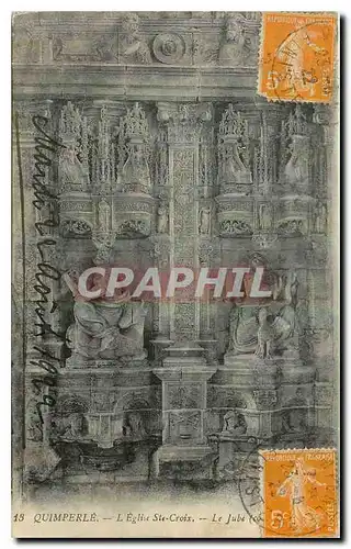 Cartes postales Quimper le L'Eglise Ste Croix Le Jube