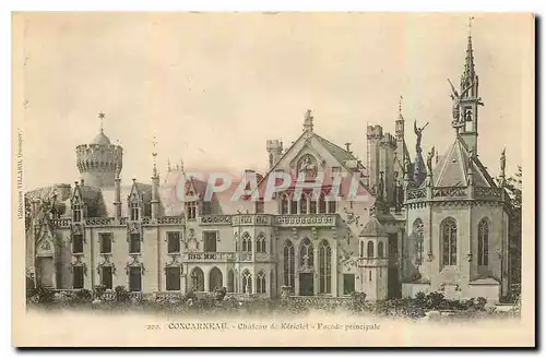 Cartes postales Concarneau Chateau de Keriolet Facade principale