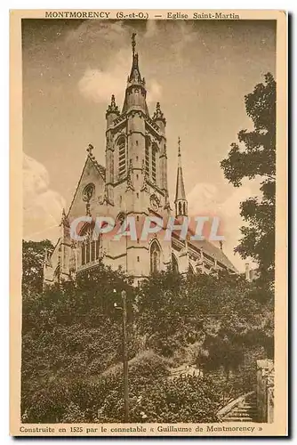 Cartes postales Montmorency S et O Eglise St Martin