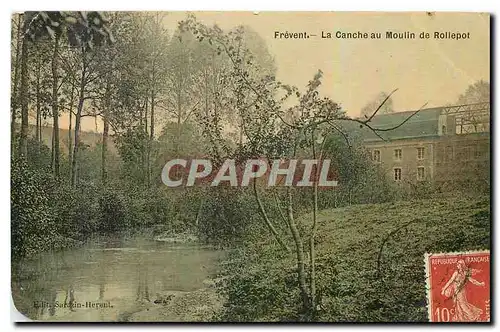 Cartes postales Frevent La Canche au Moulin de Rollepot