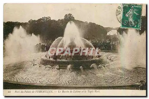 Ansichtskarte AK Parc du Palais de Versailles Le Bassin de Latone et le Tapis Vert