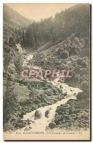 Cartes postales Env de Cauterets Les Cascades de Litour