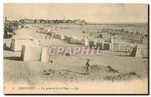 Cartes postales Pornichet Vue generale de la Plage