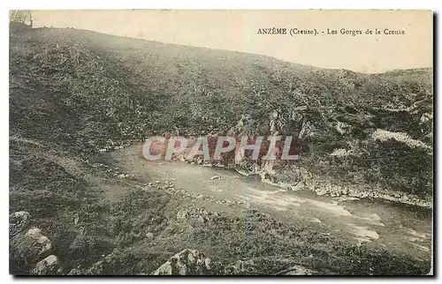 Cartes postales Anzeme Creuse Les Gorges de la Creuse
