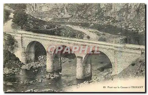 Cartes postales Pont sur la Creuse a Crozant