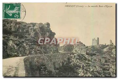 Cartes postales Crozant Creuse la Nouvelle Route d'Eguzon