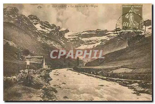 Cartes postales Gavarnie Le Gave et le Cirque