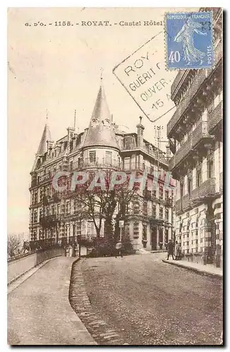 Cartes postales Royat Castel Hotel