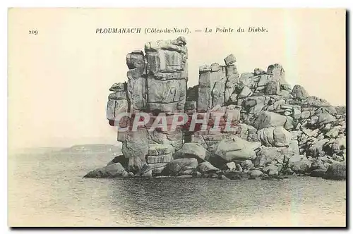 Ansichtskarte AK Ploumanac'h Cotes du Nord la pointe du diable