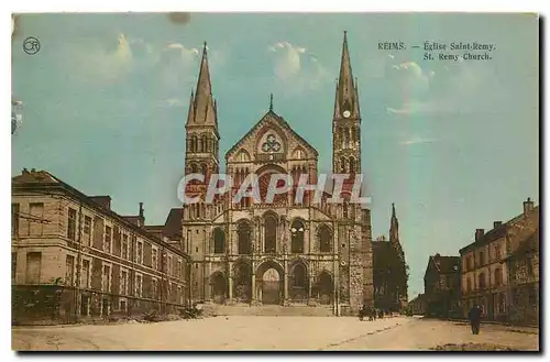 Cartes postales Reims Eglise Saint Remy