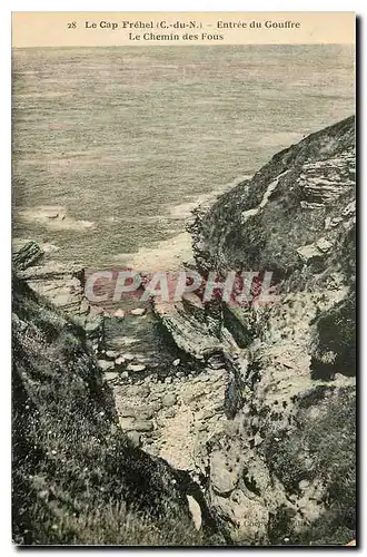 Cartes postales Le Cap Frehel C du N entree du Gouffre le Chemin des Fous