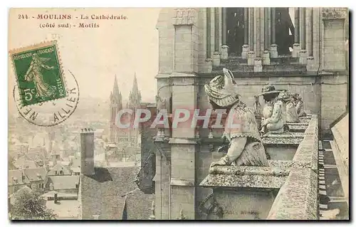 Ansichtskarte AK Moulins La Cathedrale Motifs