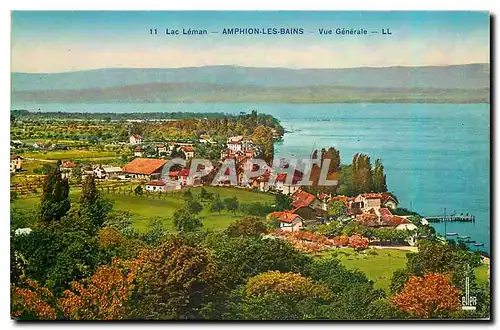 Cartes postales Lac Leman Amphion les Bains Vue Generale