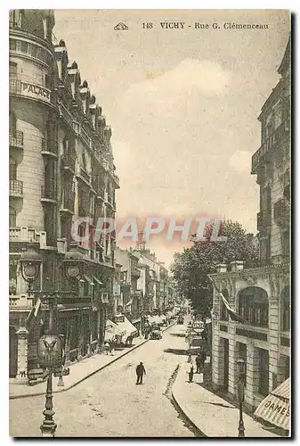 Cartes postales Vichy Rue G Clemenceau