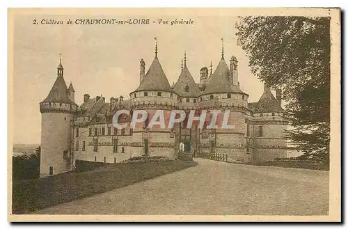 Cartes postales Chateau de Chaumont C sur Loire Vue generale