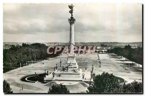 Cartes postales Bordeaux Gironde Place des Quinconces Monument des Girondins