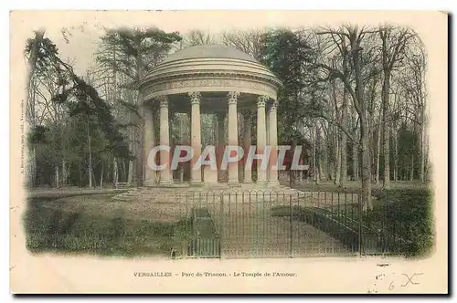 Cartes postales Versailles Parc de Trianon Le Temple de l'Amour