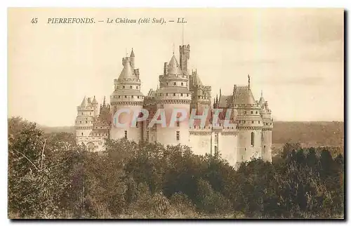 Cartes postales Pierrefonds Le Chateau cote Sud