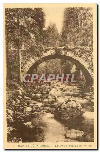 Cartes postales Env de Gerardmer Le Pont des Fefs