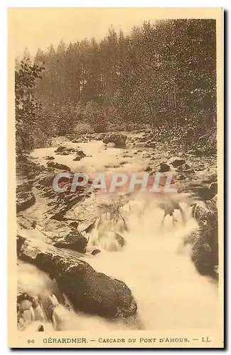 Ansichtskarte AK Gerardmer Cascade du Pont d'Amour