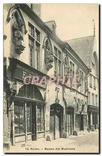 Cartes postales Reims Maison des Musiciens