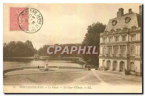 Ansichtskarte AK Fontainebleau Le Palais La Cour d'Ulysse