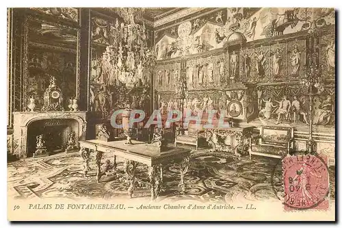 Ansichtskarte AK Palais de Fontainebleau Ancienne Chambre d'Anne d'Autriche