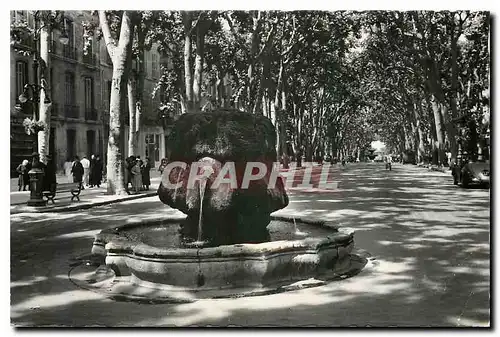 Cartes postales La Cite du Roy Rene Aix en Provece Fontaine Thermale vur le Cours Mirabeau