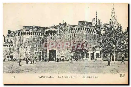 Cartes postales Saint Malo La Grande Porte