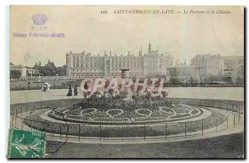 Cartes postales Saint Germain en Laye Le Parterre et le Chateau