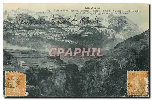 Ansichtskarte AK Les Alpes Guillestre Environs Gorges de Guil