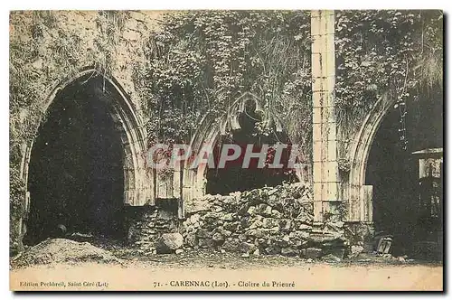 Cartes postales Charennac Lot Cloitre du Prieure