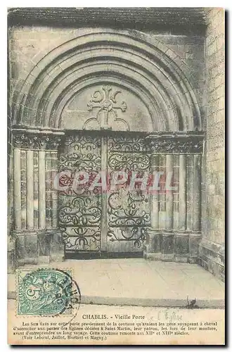 Cartes postales Chablis Veille Porte