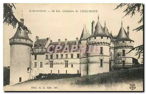 Cartes postales Loir et Cher Chateau de Chaumont