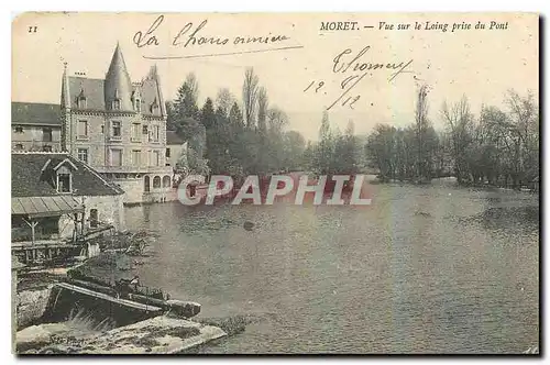 Cartes postales Moret Vue sur le Loing prise du Pont