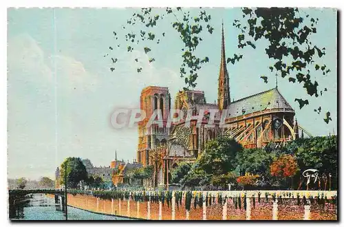 Cartes postales Paris Notre Dame l'Abside Notre Dame Church