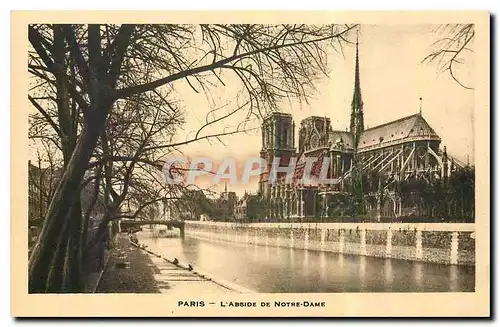 Ansichtskarte AK Paris l'Abside de Notre Dame