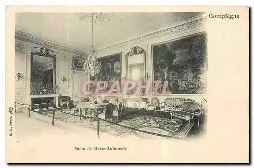 Cartes postales Salon de Marie Antoinette Compiegne